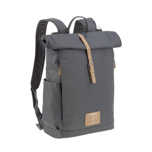 Lassig - Green Label - Rolltop Backpack Diaper Bag - Anthracite