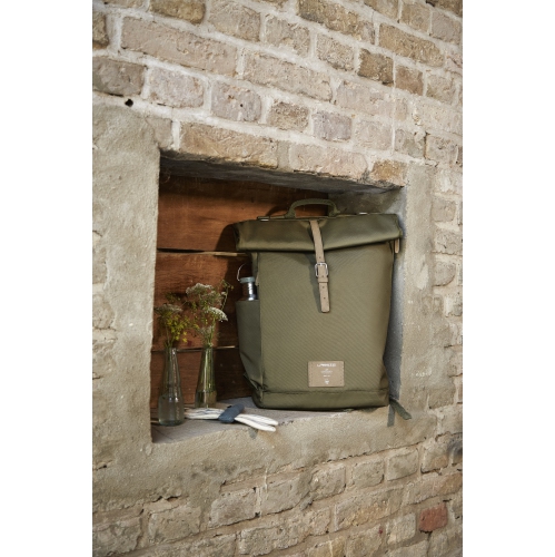 Lassig - Green Label - Rolltop Backpack Diaper Bag - Olive