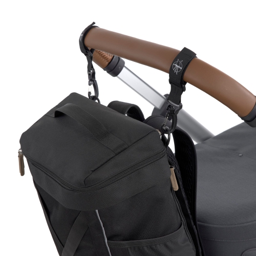 Lassig - étiquette verte - Sac à couches sac à dos à bandoulière - Noir