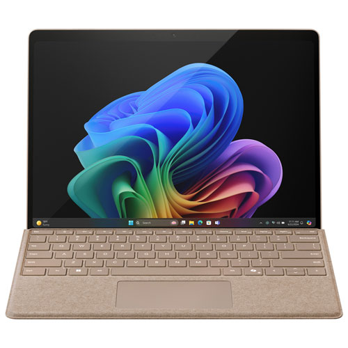 Portable Surface Pro Copilot+ PC 13 po 512 Go de Microsoft avec Snapdragon X Plus/RAM 16 Go (2024) - Dune - Appareil seulement