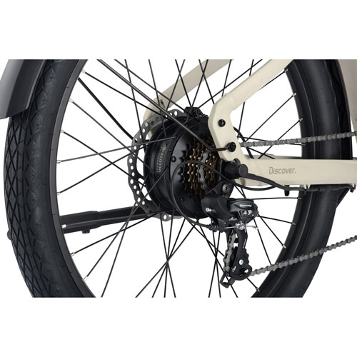 Velotric Discover 1 Step-Through Commuter Electric Bike (500W Motor / 105km Range / 32km/h Top Speed) - Yellow - Exclusive Retail Partner