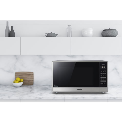 Panasonic Genius 2.2 Cu. Ft. Microwave - Silver - Only at Best Buy