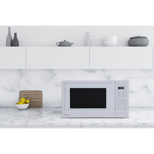 Panasonic Genius 1.3 Cu. Ft. Microwave - White