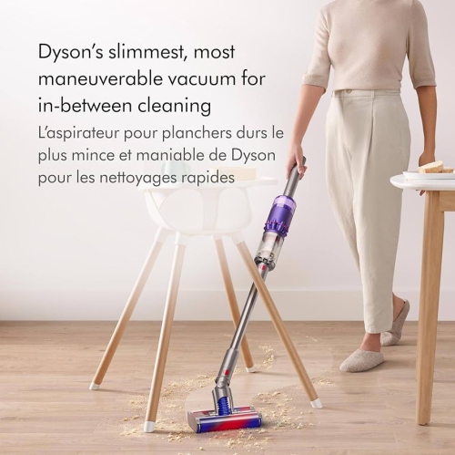 Boîte ouverte - aspirateur-balai sans fil Omni-Glide de Dyson - Violet/Argenté - TOUT NEUF