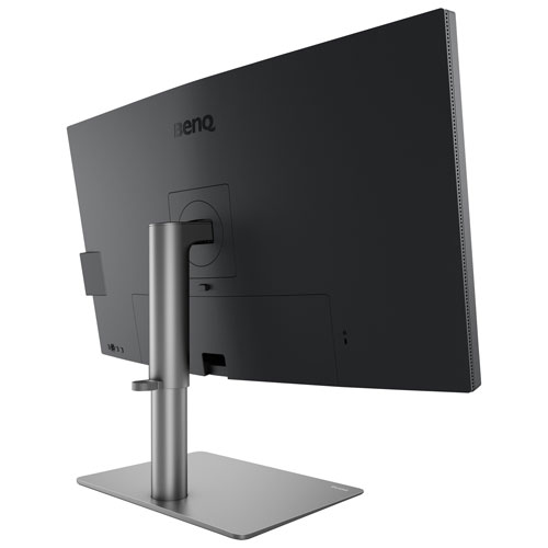 Moniteur ACL IPS Ultra HD 4K 60 Hz de 31,5 po de BenQ avec temps de réponse de 5 ms gris à gris - Gris métallique