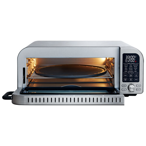 Salton Professional Indoor Pizza Oven with Pizza Peel - 0.63 Cu. Ft./18L - Stainless Steel