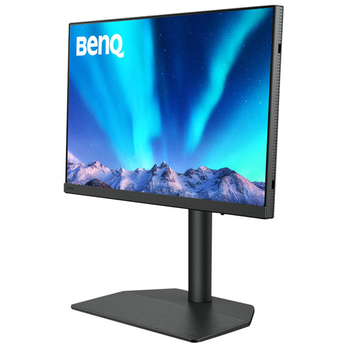 Moniteur ACL IPS WQHD 60 Hz de 24,1 po de BenQ avec temps de réponse de 5 ms gris à gris - Gris métallique