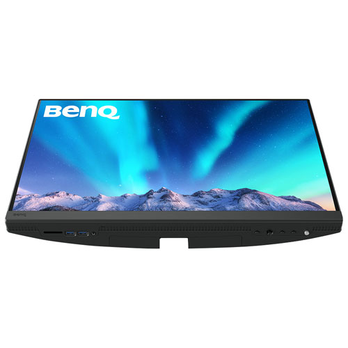 Moniteur ACL IPS WQHD 60 Hz de 24,1 po de BenQ avec temps de réponse de 5 ms gris à gris - Gris métallique