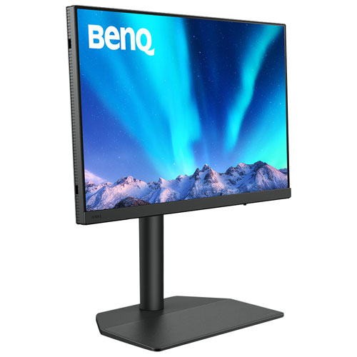 Moniteur ACL IPS WQHD 60 Hz de 24,1 po de BenQ avec temps de réponse de 5 ms gris à gris - Gris métallique