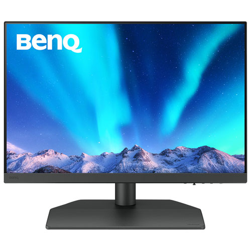 Moniteur ACL IPS WQHD 60 Hz de 24,1 po de BenQ avec temps de réponse de 5 ms gris à gris - Gris métallique
