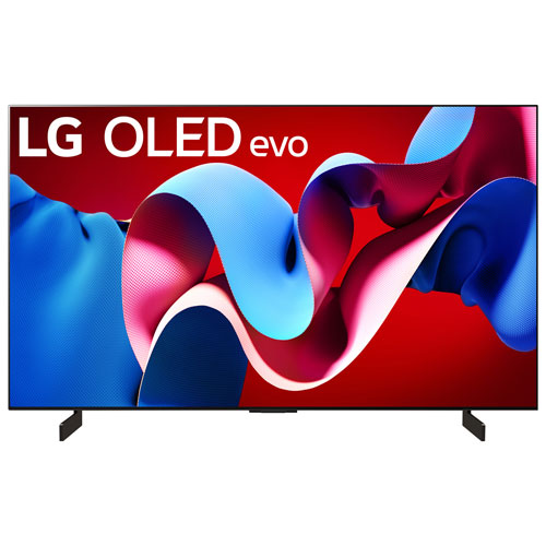 Téléviseur intelligent webOS evo HDR DELO UHD 4K de 42 po C4 de LG - 2024