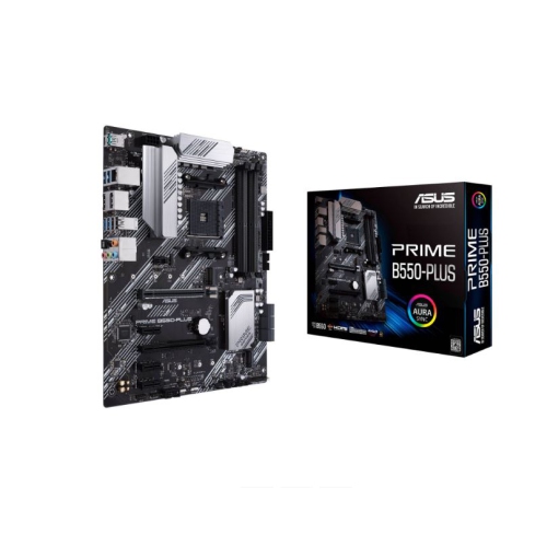 ASUS  Refurbished (Good) Prime B550-Plus Desktop Motherboard - Amd B550 Chipset - Socket Am4 - Atx - 128 GB Ddr4 Sdram