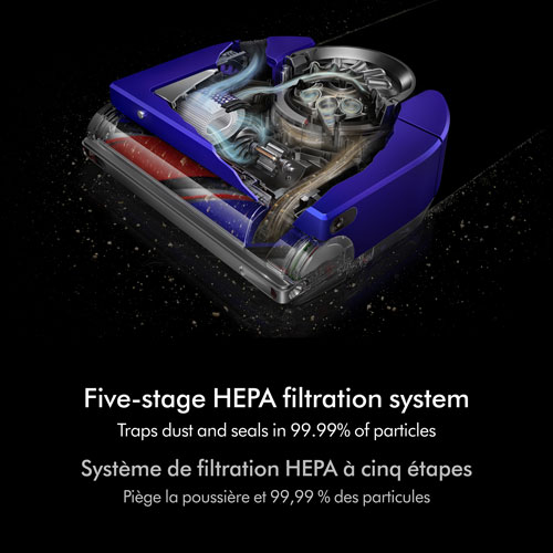 Aspirateur robot 360 Vis Nav de Dyson - Bleu