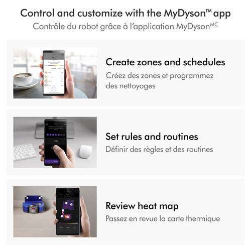 Aspirateur robot 360 Vis Nav de Dyson - Bleu