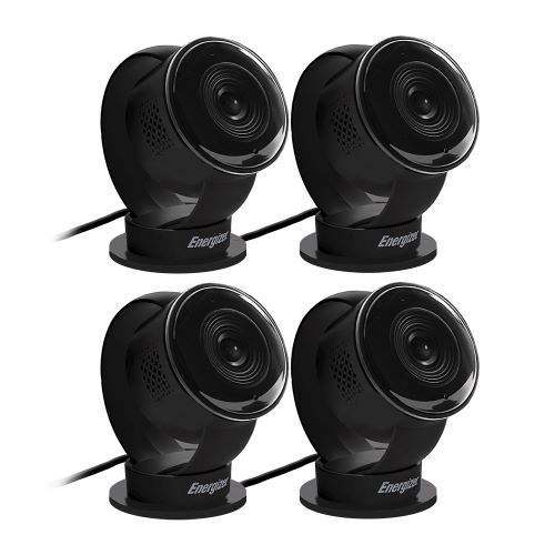 ENERGIZER CONNECT  Energizer Smart Wi-Fi Plug-In Indoor Wired Camera, 1080P Full HD, Cloud/micro-Sd Card Support (4-Pack) In Black Amazing little camera !!!