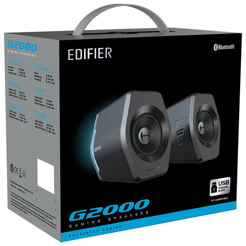 Edifier Black Hecate G2000 2.0 Channel Gaming Speaker System