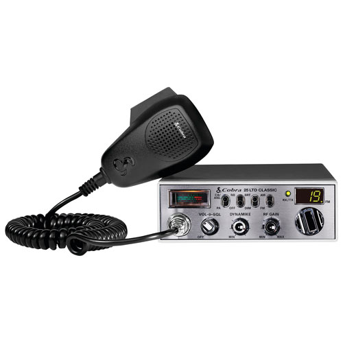 Cobra 25 LTD Classic Compact AM/FM CB radio