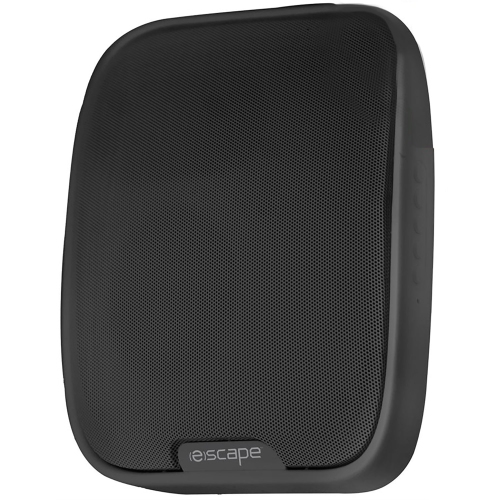Escape - Wireless Wall Speaker with FM Radio and Integrated Microphone, Black