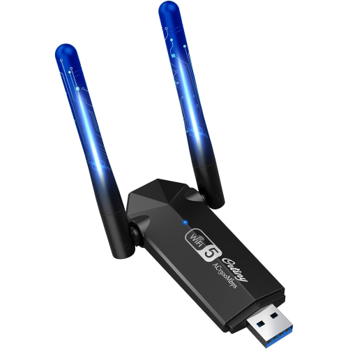 Ortiny AC 1300Mbps WiFi USB Dual Band 5G/2.4G Wireless Network Adapter - Free Shipping!