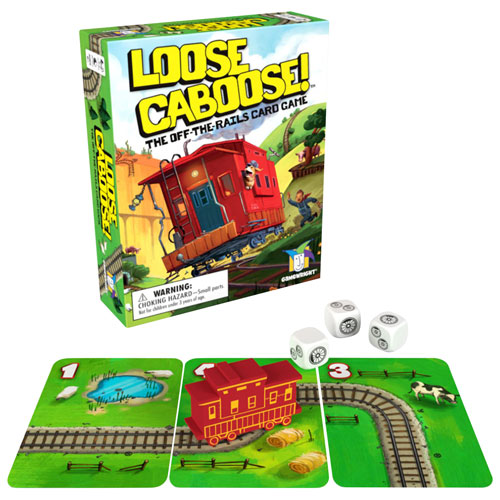 Gamewright Loose Caboose! The Off-The-Rails Card Game - English