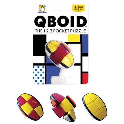 Brainwright Qboid - The 1-2-3 Pocket Puzzle - English