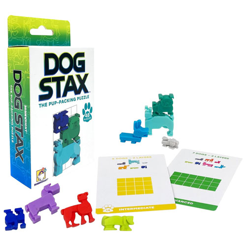 Brainwright Dog Stax - The Pup-Packing Puzzle - English