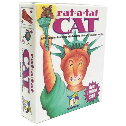Gamewright Rat-a-Tat Cat Card Game - English
