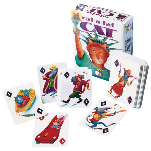Gamewright Rat-a-Tat Cat Card Game - English