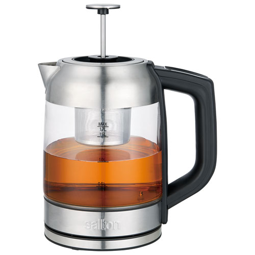 Salton Tea Steeper Electric Kettle - 1.7L - Glass