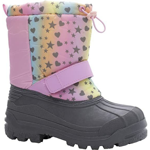 Bottes de neige AQUAKIX pour jeunes et tout-petits avec doublure en Sherpa isolante