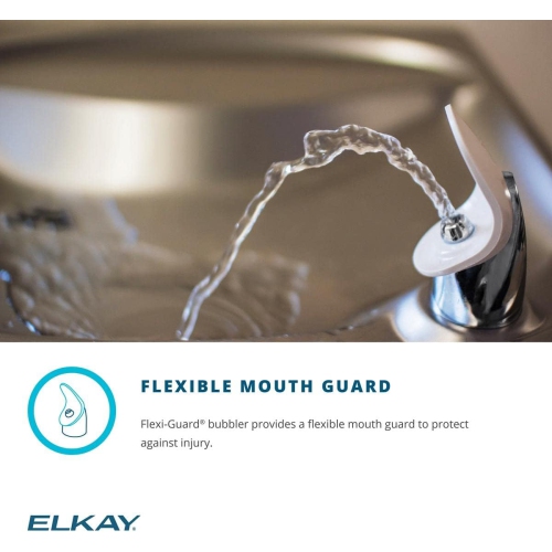 Elkay – poste de remplissage et glacière pour LZO8WSLK EZH2O bouteilles, gris granite clair