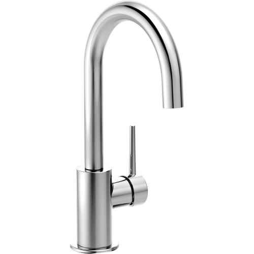 DELTA (FAUCETS)  Delta Faucet Trinsic Chrome Bar Faucet, Chrome Bar Sink Faucet Single Hole, Wet Bar Faucets Single Hole, Prep Sink Faucet, Faucet For