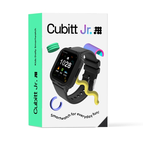Cubitt Jr Smart Watch Fitness Tracker for Kids and Teens, Games, Step Counter, Sleep Monitor, Heart Rate Monitor, Activity Tracker, 1.4" Touch