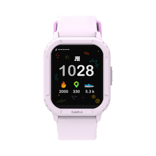 Cubitt Jr Smart Watch Fitness Tracker for Kids and Teens, Games, Step Counter, Sleep Monitor, Heart Rate Monitor, Activity Tracker, 1.4" Touch