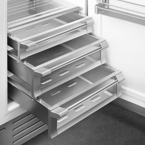 Réfrigérateur sans congélateur encastrable 17,5 pi³ 30 po de Smeg - Acier inoxydable