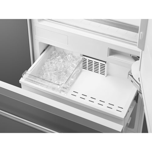 Smeg 30" 16.4 Cu. Ft. Built-in Bottom Freezer Refrigerator with Water Dispenser -