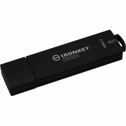Kingston D500S IronKey D500S 128GB USB 3.2 Type A Flash Drive (IKD500S128GB)