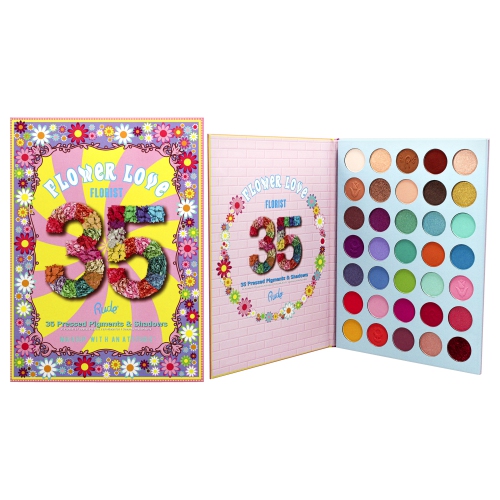 RUDE COSMETICS  Flower Love 35 Eyeshadows Palette - Florist By for Women - 1.34 OZ Eye Shadow