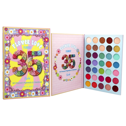 Flower Love 35 Eyeshadows Palette - Florist by Rude Cosmetics for Women - 1.34 oz Eye Shadow