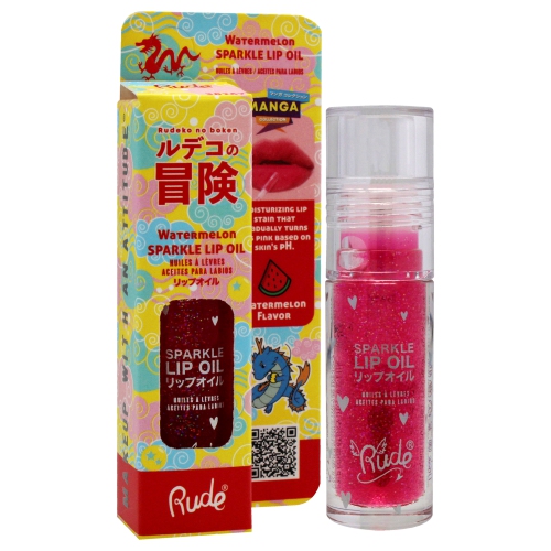 RUDE Manga Sparkle Lip Oil