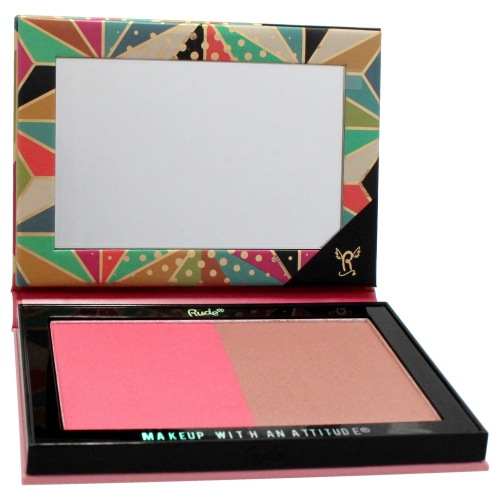 My Other Half Duo Shade Face Palette - Double Faced by Rude Cosmetics for Women - 0.4 oz Makeup