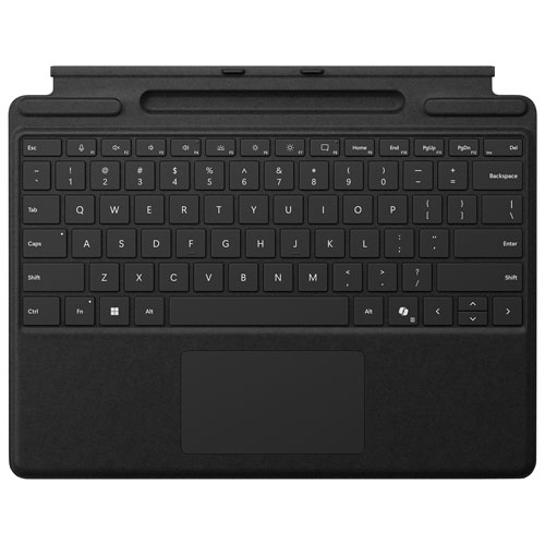 Clavier pour Surface Pro de Microsoft avec rangement pour stylet - Noir - Bilingue