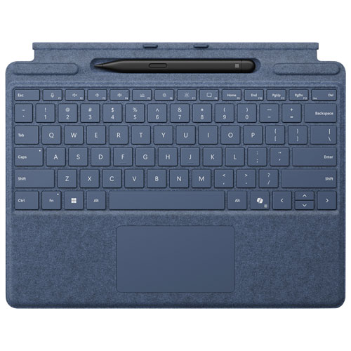 Microsoft Surface Pro Keyboard with Slim Pen for Surface Pro / Pro 8 / Pro 9 - Sapphire - En