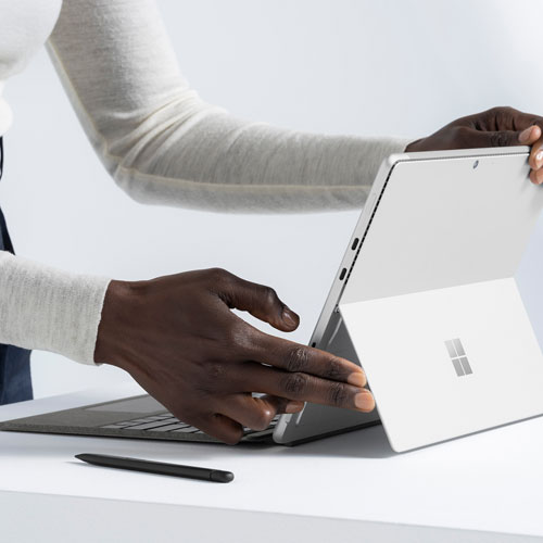 Microsoft Surface Pro Keyboard with Slim Pen for Surface Pro 13" / Pro (11th Edition) / Pro 8 / Pro 9 -Sapphire -Bil