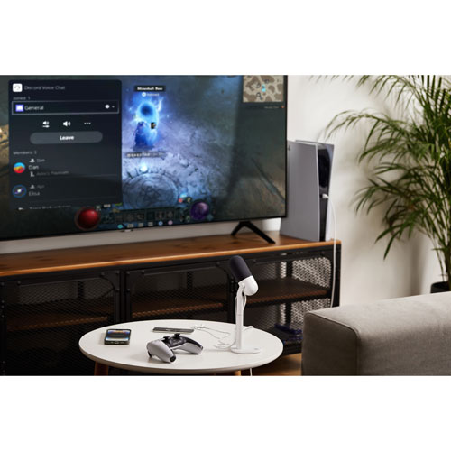 Microphone cardioïde USB Wave Neo d'Elgato - Blanc