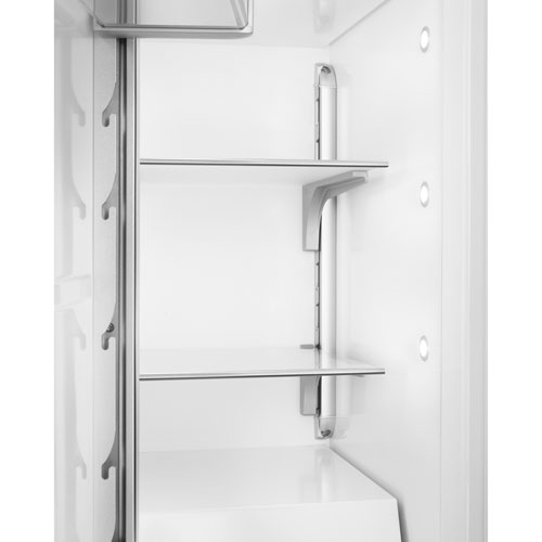 Smeg 8.5 Cu. Ft. Upright Freezer with Internal Ice Maker - Stainless Steel