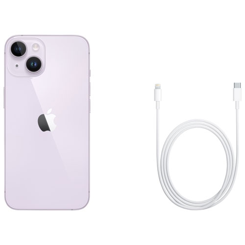 Remis à neuf - iPhone 14 128 Go d'Apple - Violet - Déverrouillé - eSIM