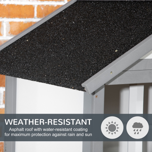 PawHut 62.5" H Large Wooden Bird Cage Outdoor Indoor for African Grey Small Quaker Amazon Parrot Cockatiel Sun Parakeet Green Cheek Conure Dove