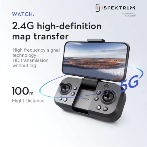 ISPEKTRUM FlyBot iS2S Max Drone with Camera 4K Drones for adults 360 Obstacle Avoidance FPV RC Drone Under 250g with Gesture Control GPS Auto Return