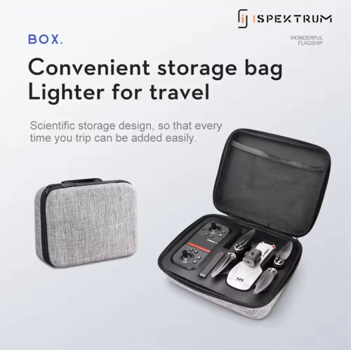 ISPEKTRUM FlyBot iS2S Max Drone with Camera 4K Drones for adults 360 Obstacle Avoidance FPV RC Drone Under 250g with Gesture Control GPS Auto Return